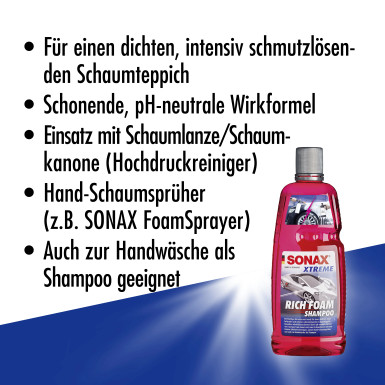 SONAX | Xtreme RichFoam Shampoo 1L | 02483000