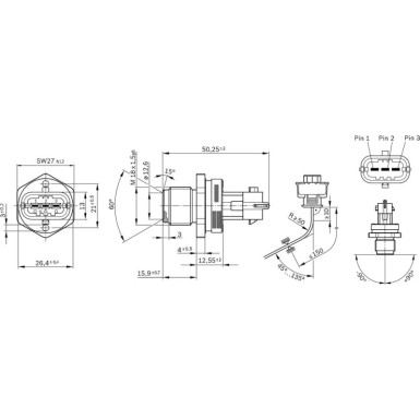 Drucksensor | RENAULT Laguna 03 | 0 281 002 907