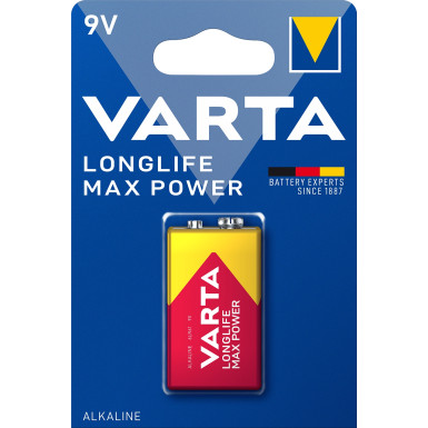 Varta Longlife Max Power 9V Blister 1 | 04722 101 401