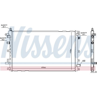 Wasserkühler PKW | Opel Ampera 11 | 630772