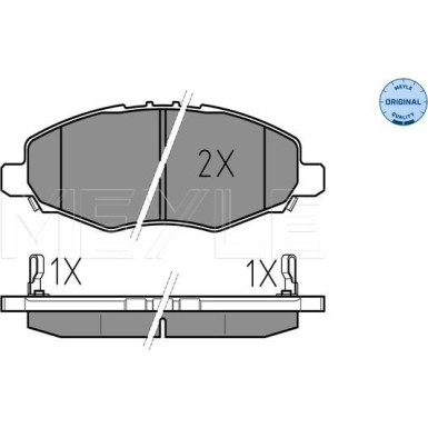 Bremsbelagsatz Toyota P. Hi-Lux 05- Mit Sensor | 025 245 2316/W