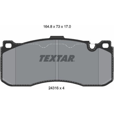 Bremsbelagsatz Bmw P. E87/E90 M-Versionspaket | 2431601