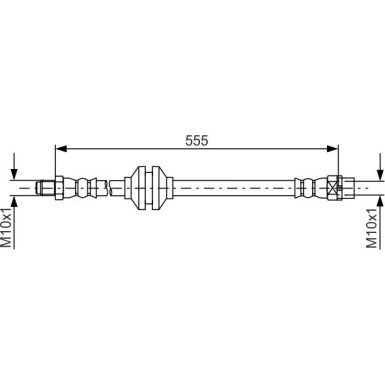 Bremsschlauch | BMW | 1987481786