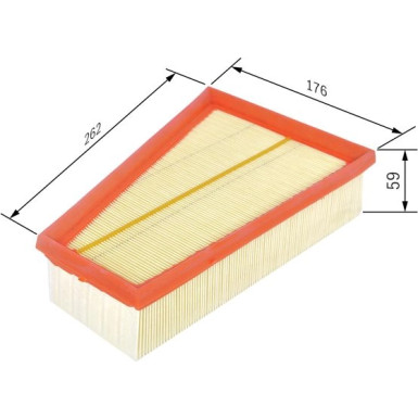 Luftfilter | MERCEDES A,B-Klasse | F 026 400 380