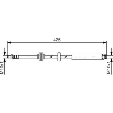 Bremsschlauch | ALFA 159 | 1987481398