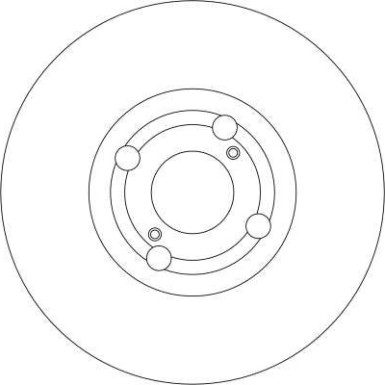 Bremsscheibe Toyota P. Corolla 1.4D-2.0 D-4D 02-07 | DF4317