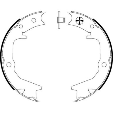 Bremsbacken Mitsubishi Galant 95-04 | 91062900