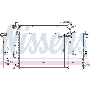 Wasserkühler PKW | ROVER 75-SERIE 99 | 64308A