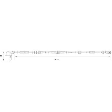 Sensor, Raddrehzahl | CITROEN,PEUGEOT | 0 265 006 389