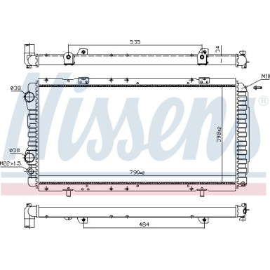 Wasserkühler PKW | CITROEN JUMPER 1/9D-1/9TD 94 | 61390