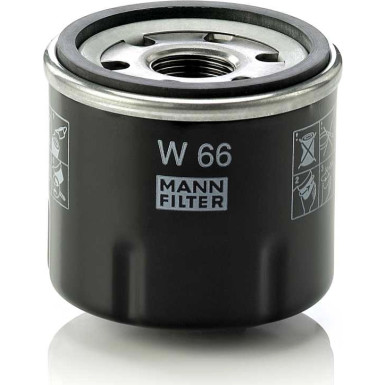 Mann & Hummel Ölfilter PKW | RENAULT Clio,Kangoo,Twingo | W 66