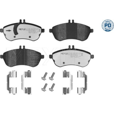 Bremsbelagsatz Db P. W204/W212 07 | 025 243 0620-2/PD