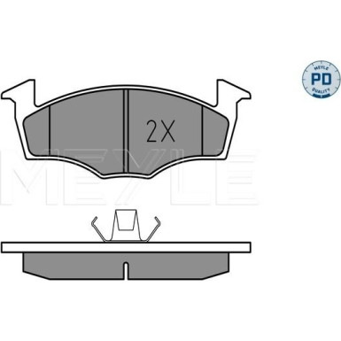 Bremsbelagsatz Vw P. Golf/Polo/Vento 91-01 | 025 218 6619/PD