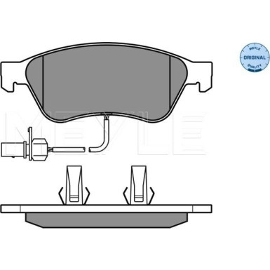 Bremsbelagsatz Vw S. A8/Phaeton 02- Mit Sensor | 025 238 9620/W