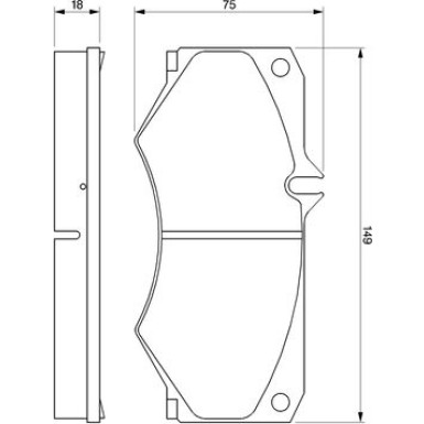 Bremsklötze | MERCEDES,VW,STEYR,PEUGEOT | 0 986 467 841