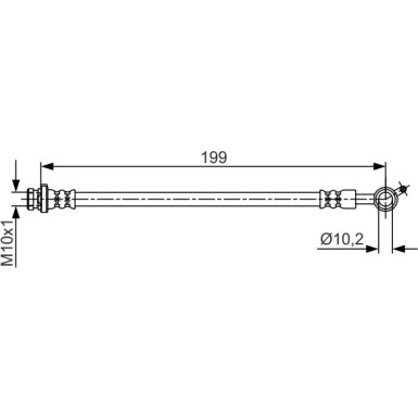 Bremsschlauch | NISSAN | 1987481699