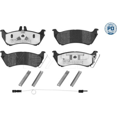 Bremsbelagsatz Db T. W163 Ml 98-05 | 025 231 9017/PD