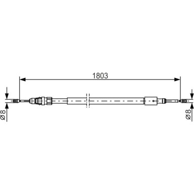 Handbremsseil | CITROEN C3,DS3 | 1987482317