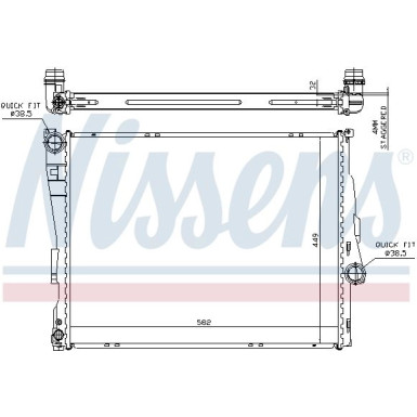 Wasserkühler PKW | BMW 3er E46 | 60782A