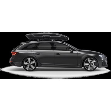 Thule Box Vector M schwarz Metallic - 613201 | L-212 B-88 H-33, 360 Liter, 75kg