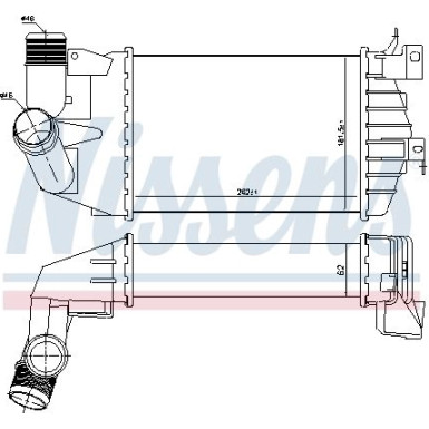 Ladeluftkühler PKW | OPEL ASTRA H 1.3 D 06 | 96587