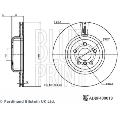 Bremsscheibe | ADBP430018