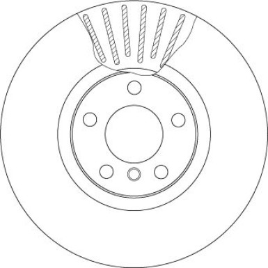 Bremsscheibe Bmw S. E70 X5 07 | DF4853S