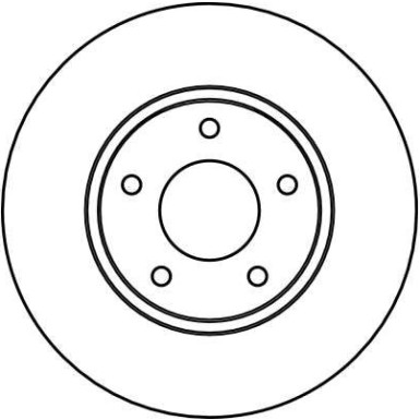 Bremsscheibe Jaguar P. Xj8/Xk | DF4095