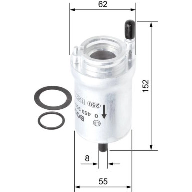 Kraftstofffilter | AUDI,SEAT,SKODA,VW | 0 450 905 925