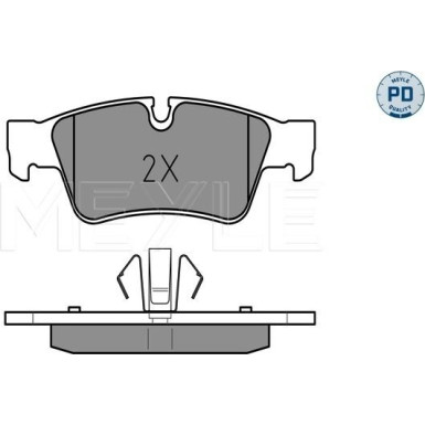 Bremsbelagsatz Db T. W164/251 05- M/R-Klasse | 025 239 2318/PD