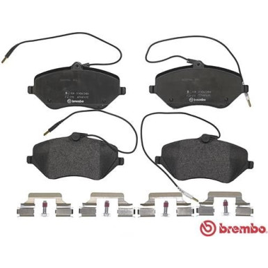 BREMBO Bremsklötze VA | CITROEN C5, C6 PEUGEOT 407, 607 05-12 | P 61 078