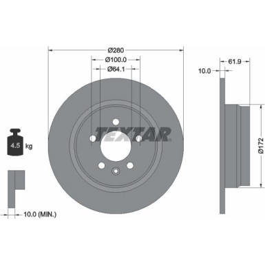 Bremsscheibe Rover T. 75 | 92103500