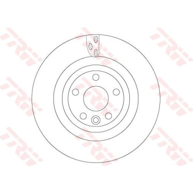 Bremsscheibe Jaguar T. F-Pace 2.0-3.0 D 15 | DF6706S