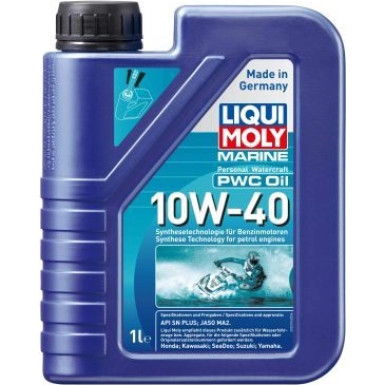 Liqui Moly Marine PWC Oil 10W-40 1 l | 25076 | 1L Kanister Kunststoff