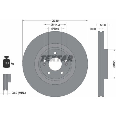 Bremsscheibe | 92342803