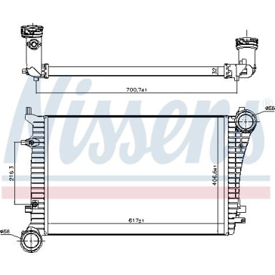 Ladeluftkühler PKW | VW Golf V 03 | 96619