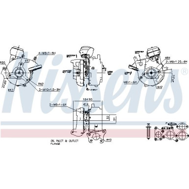 Nissens Turbo | NISSAN NP300 Navara 04 | 93056