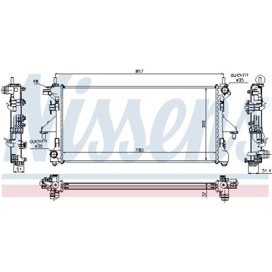 Wasserkühler PKW | PEUGEOT BOXER 06 | 63565