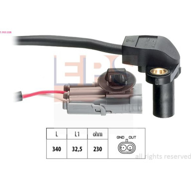 Drehzahlsensor, Motormanagemen | 1.953.328