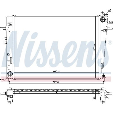 Wasserkühler PKW | Hyundai Tucson 04 | 675063