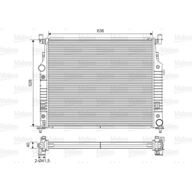 VALEO Motorkühler | 701569