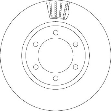 82 481 104 Bremsscheibe VA | TOYOTA Land Cruiser 02 | DF4494