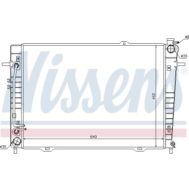 Wasserkühler PKW | HYUNDAI TUCSON 2,0CRDI 04-10 | 67486