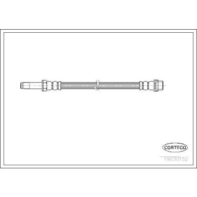 CORTECO Bremsschlauch | 19030152