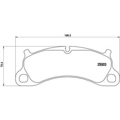 BREMBO Bremsklötze VA | PORSCHE 911 11 | P 65 025