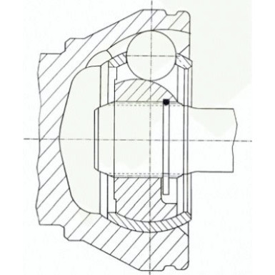 Gelenksatz | MERCEDES Sprinter 4X4 97-02 | 24631