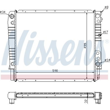 Wasserkühler PKW | VOLVO 940-960 B6304F (90-) | 65531A