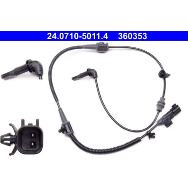 ATE ABS Sensor | 24.0710-5011.4