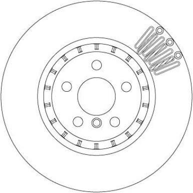 TRW Bremsscheibe | DF6892S