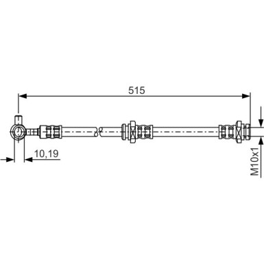 Bremsschlauch | NISSAN X-Trail | 1987476378